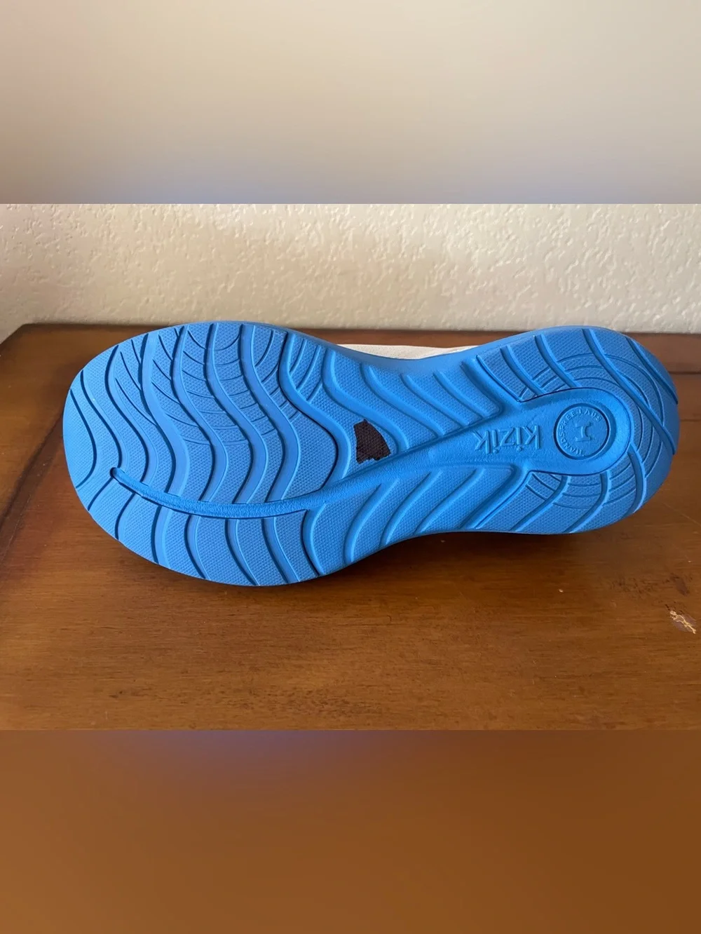 KIZIK Kids Athens 2 Hands-Free Grey & Blue Mesh Size 5 Youth